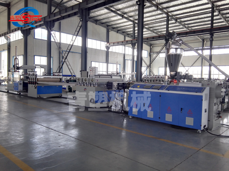 PVC結皮發泡板生產線SJSZ80/156