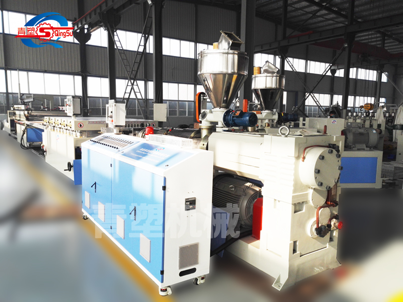 PVC結皮發泡板生產線SJSZ80/156