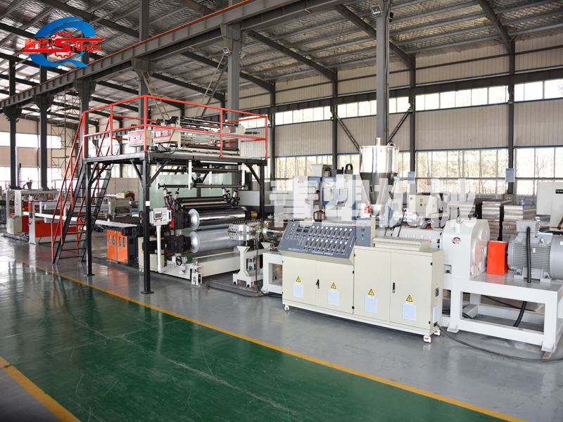 SPC石塑地板生產線